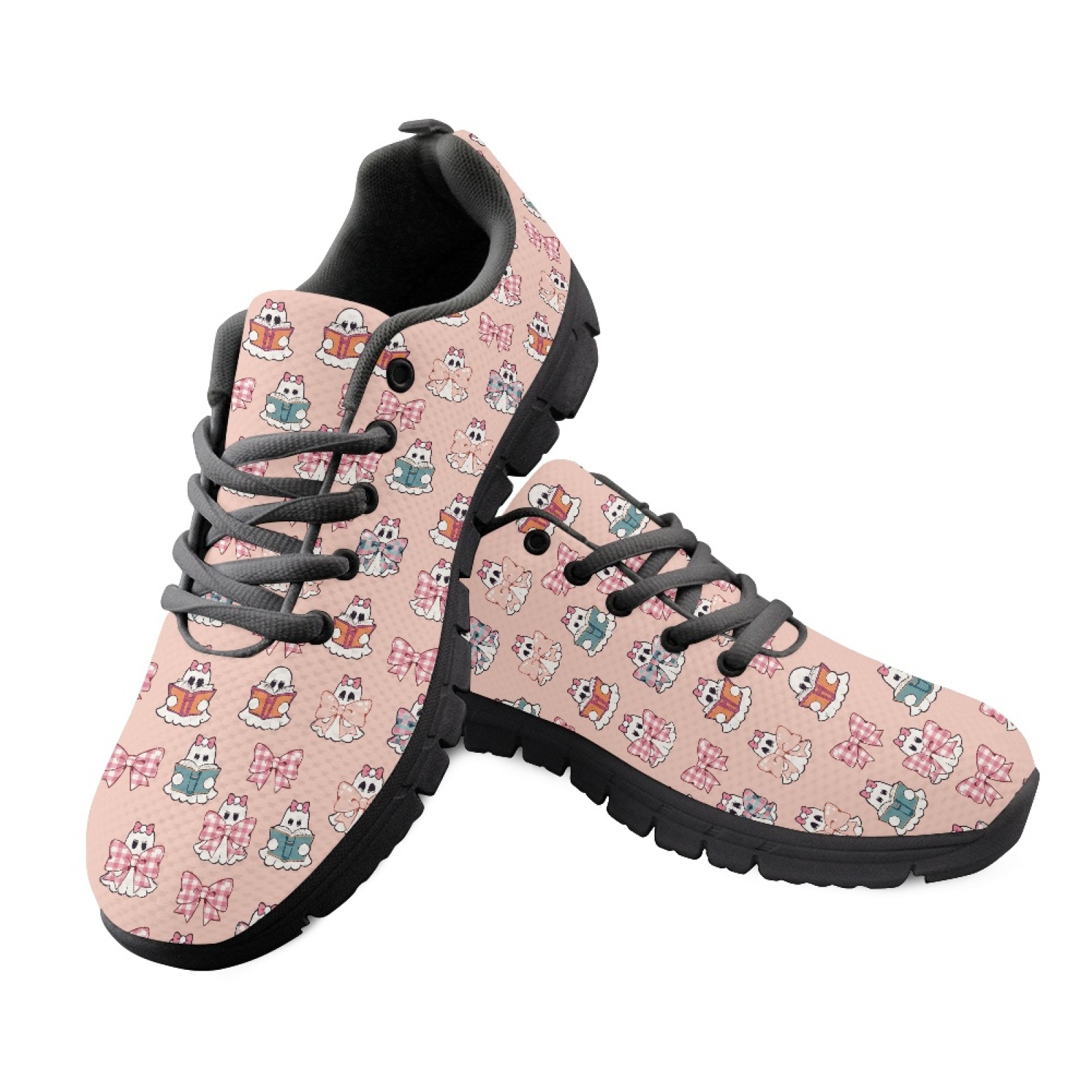 Shock Absorbing Gym Trainers - حذاء رياضي مريح للنساء بطبعة شبح