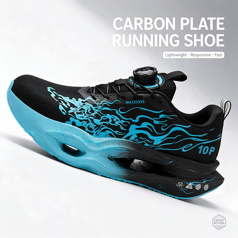 Carbon Plate Marathon Racing Shoes - أحذية رياضية للرجال مصنوعة من ألياف