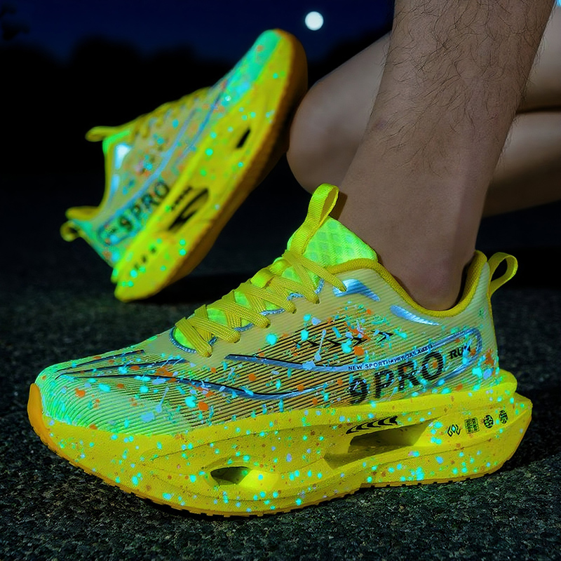 جديد لينة وحيد توسيد الرجال اح - مراجعة Reflective Night Running Shoes وسعره