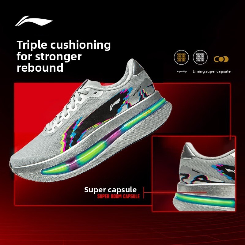 حذاء الجري LI-NING Red Hare 9  - مراجعة Lightweight Road Running Shoes وسعره